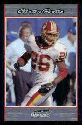 2007 Bowman Chrome Refractors #BC137 Clinton Portis - Image 1 of 2