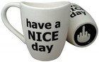 Decodyne Have a Nice Day Funny Coffee Mug, Funny Cup with  Assorted Colors 