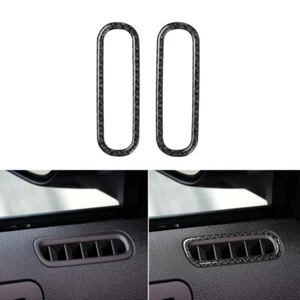 Carbon Fiber Dash Air Condition Outlet Vent Bezel Trim Fit For Mustang 2009-2013 - Picture 1 of 5