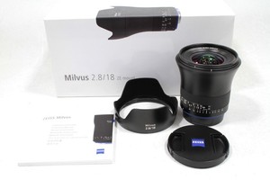 Zeiss Distagon T* Milvas 18 mm F/2.8 ZE Lens For Canon EF-Mount **MINT**