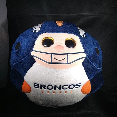 NFL Denver Broncos TY Beanie Ballz Plush Weighted Stuffed Football Toy 2012 Cover