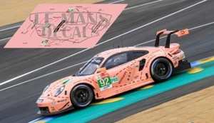 Decals Porsche 991 RSR Le Mans 2018 92 1:32 1:43 1:24 1:18 911 Pink Pig calcas - Imagen 1 de 1