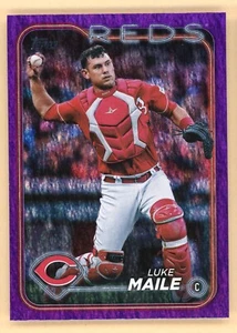 Luke Maile - 2024 Topps Update #US167 - Purple Foil /799 - Reds - Picture 1 of 2