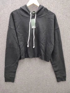 Wild Fable Crop Sweatshirt Hoodie Damen Farbe Schwarz Größe XL - Bild 1 von 10