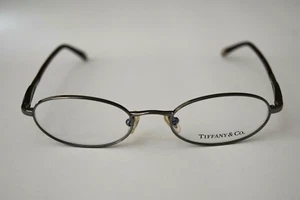 Tiffany & Co. Rx Gunmetal Purple Oval TF1002 6003 49-18-135 Eyeglasses - Picture 1 of 4