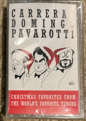 Carreras, Domingo, Pavarotti Christmas (Cassette, 1993, Sony) TP2 Sealed New - Image 1 of 2