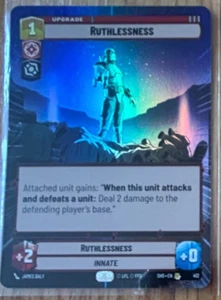 STAR WARS UNLIMITED TCG SHD FOIL HIPERESPACIO RARO: CRUELDAD - Imagen 1 de 1