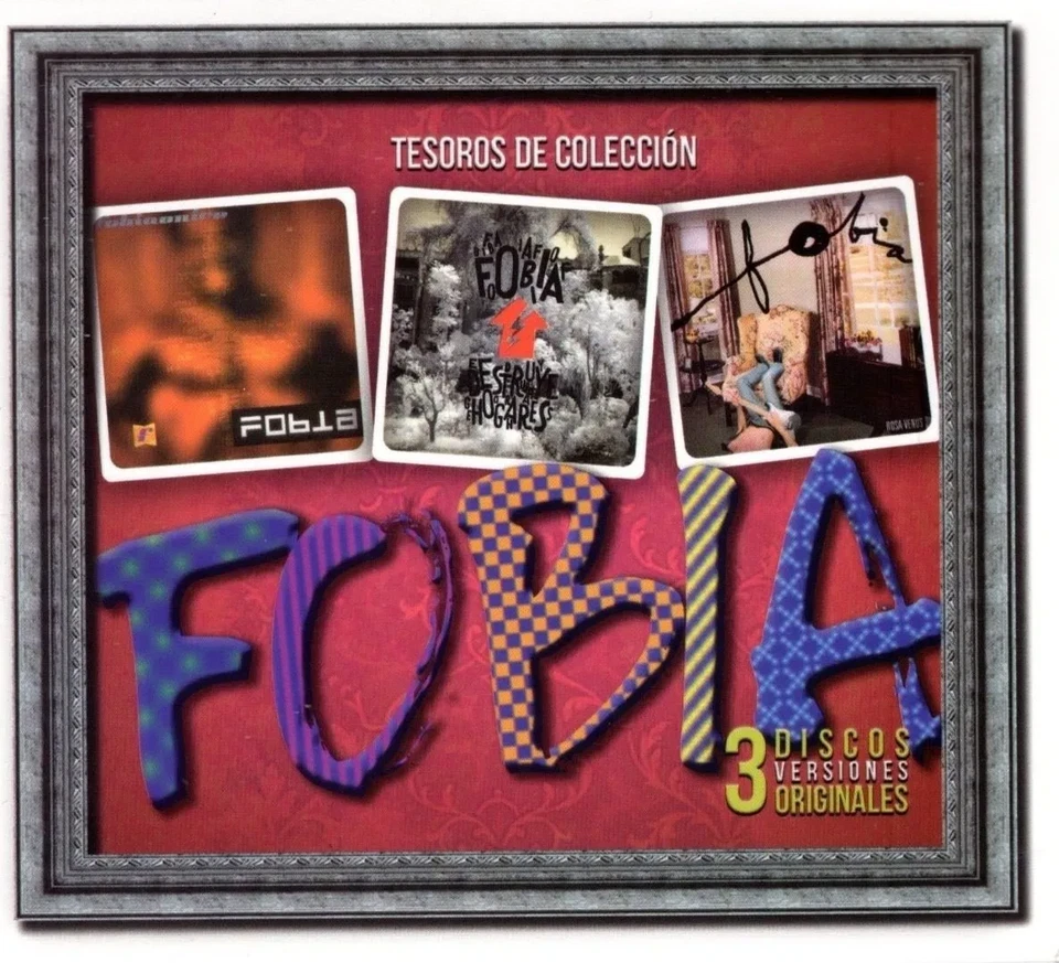 Fobia Tesoros De Coleccion Mexican 3CD - Rosa Venus On Ice Destruye Hogares NEW - Image 1 of 1