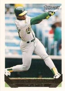 1993 Topps Gold #750 Rickey Henderson Oakland Athletics Baseball Card ID:29731
