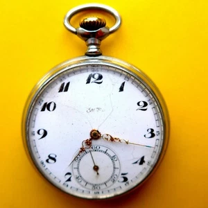 HERREN TASCHENUHR, "ZENTRA" mit Junghans Uhrwerk - J33a, gute Funktion, ca. 1923 - Bild 1 von 7