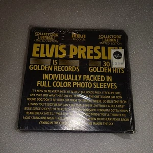 ELVIS PRESLEY Collectors' series 15 Golden Records SINGLES Box - Picture 1 of 4