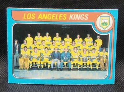 Los Angeles Kings 1979-80 O-Pee-Chee Hockey Team Checklist OPC #250 - Unmarked - Image 1 of 2