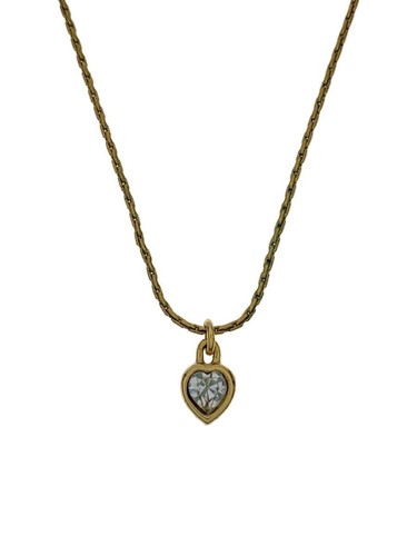 Collana Christian Dior Cuore Donna con Top GLD