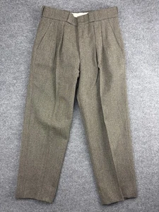 Willis & Geiger Pants Mens 36 Wool Pleated Front Dress Trousers Classic USA Made - Picture 1 of 9