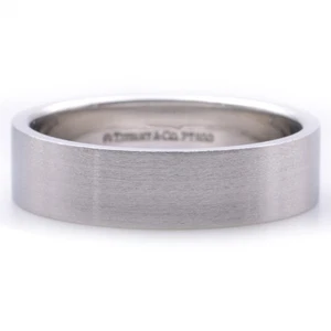 Anillo Tiffany & Co. Forever Platino Lucida en 950er PT Talla 65 - Imagen 1 de 6