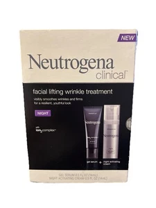 Neutrogena Clinical Facial Lifting Wrinkle Treatment, Gel Serum & Night Cream - Picture 1 of 4