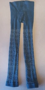 Capri-LEGGINGS Gr. 152/158 von BONNIE DOON blau Blumen Gummizug - Bild 1 von 2