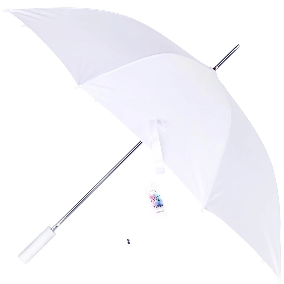 Свадебный зонт 46 дюймов с автоматическим открытием свадебный навес идеально подходит для фотосессии на открытом воздухе - Изображение 1 из 1