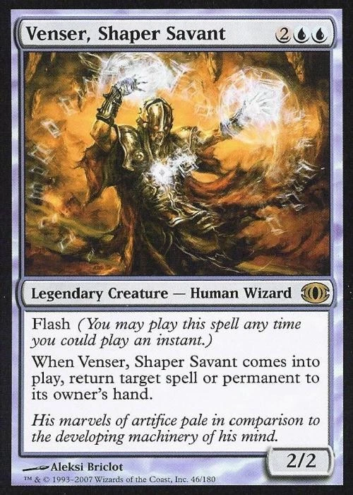 Venser, Shaper Savant -Foil Medium Play MTG Futuresight - Image 1 of 1