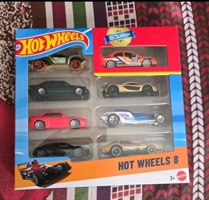 Juego de autos y camionetas Hot Wheels con 1 auto exclusivo - escala 1:64 - paquete 8 - Imagen 1 de 6