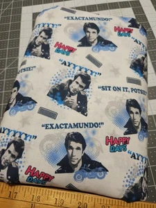 2021 Happy Days Fonzie Pop Culture Springs Creative Fabric BY THE HALF YARD - Picture 1 of 5