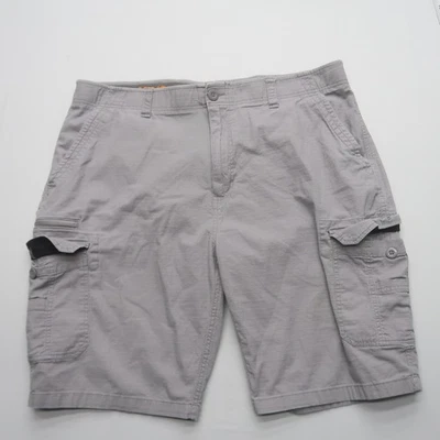 Pantalones Cortos Carga Wear First Para Hombre Talla 42 Ripstop Elastizados Gris Cintura Elástica 10"L Foto 1 de 4