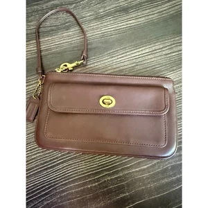 Vintage Coach Legacy Mahagoni und Gold Armband mit Hängeetikett - Bild 1 von 7