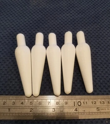 Pacote com 5, 3,25" bobbers flutuantes deslizantes em linha espuma de pino central 1/8 oz plus - Imagem 1 de 4