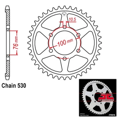 JT Sprockets 1976 Suzuki GT750 Le Mans JTR816.50T - Image 1 of 2