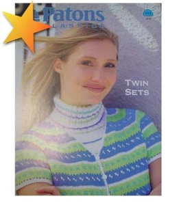 Patons Classics Twin Sets Sweater Sets Knitting Patterns & Designs Book WE52439 - Picture 1 of 1