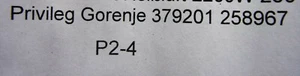 Gorenje Ersatzteil Thermostat komplett mit Knopf Gorenje 379201 + 258967 - Bild 1 von 4