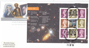 Panel folleto completo World Changers FDC Millennium Windsor 1999 liquidación (138861) - Imagen 1 de 1
