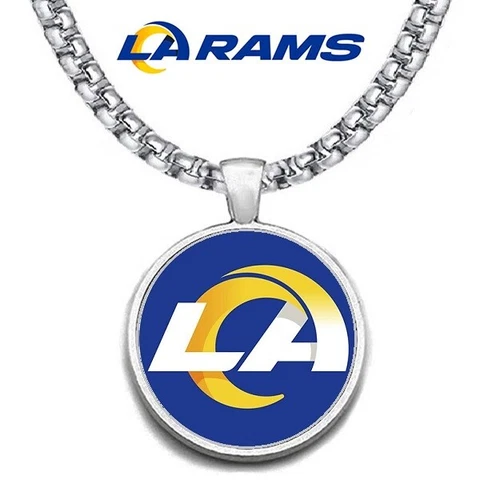 LARGE Los Angeles LA Rams NECKLACE STAINLESS STEEL CHAIN FREE SHIP' D30 Cover