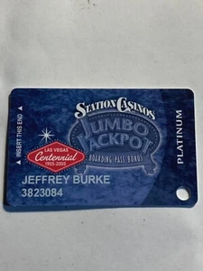 Station Casino Slot Card Las Vegas Nevada Vintage - Bild 1 von 2