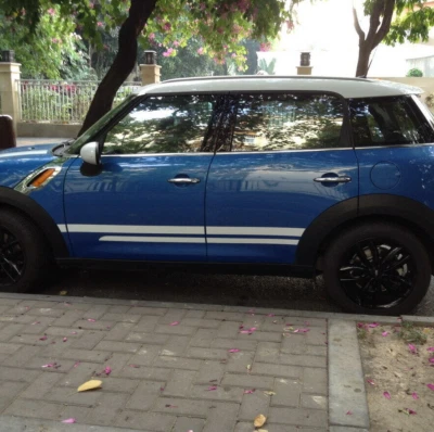 Pegatina de coche deportiva doble rayas 66"" para MINI vinilo panel puerta inferior calcomanía ZC932 Foto 1 de 4