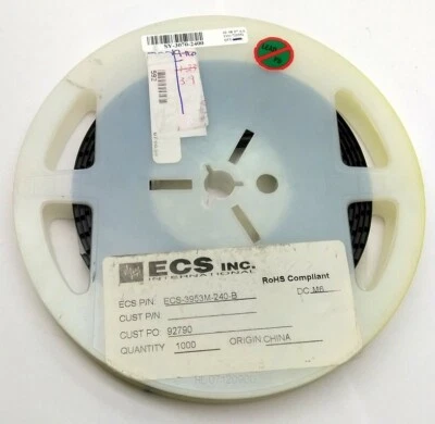 Lot of 500 New ECS ECS-3953M-240 Standard Clock Oscillators, 3.3V 24MHz 50PPM - Image 1 of 4