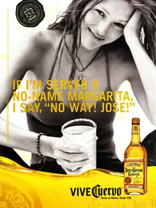 ANUNCIO DE TEQUILA JOSE CUERVO #24 RARO 2000 FUERA DE STOCK - Imagen 1 de 2