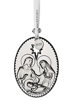 2020 Waterford Clear Crystal Nativity Ornament, Brand New in Box
