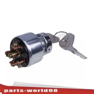 For Case Tractor 235 245 255 265 275 Ignition Switch w/ Keys 99178C1 US Stock - Image 1 of 4