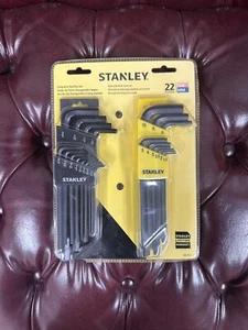 Stanley 85-753 SAE & Metric Long Arm Hex Key Set - 22 Piece - Picture 1 of 2