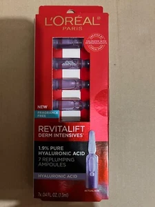 L'Oreal Revitalift Derm Intensives 1.9% Pure Hyaluronic Acid Ampoules - Picture 1 of 2