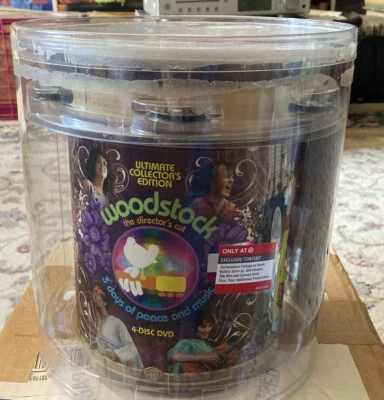 Woodstock Directors Cut 40th Anniversary Collectors Set New 4 DVD Opened 4 Pics - Image 1 of 4