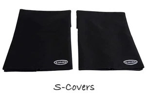 2 Covers For A Pair Of Shahinian Obelisk Speakers Color Brown - Picture 1 of 4