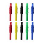 New Practical 4mm Banana Socket CATII 1000V/Max.32A Red+black+yellow+green+blue