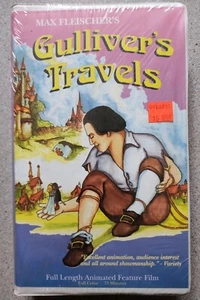 Gulliver's Travels Animated Max Fleischer 1993 VHS Clamshell NEW Sealed Rare HTF - Picture 1 of 2