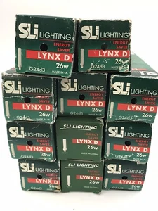 11- CF-D 26W/841 Compact Fluorescent Lamp Light Bulb 26293 SLi Lynx D - Picture 1 of 9