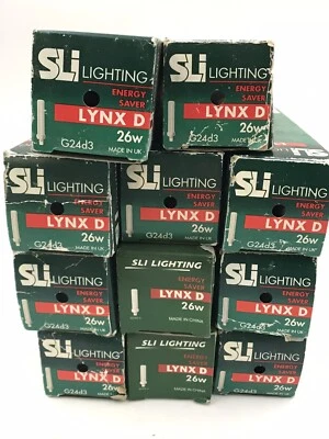 11- CF-D 26W/841 Compact Fluorescent Lamp Light Bulb 26293 SLi Lynx D - Image 1 of 4