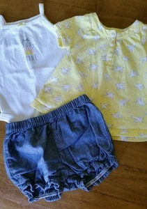 Carters 6 Monate Mädchen dreiteiliges Outfit. Hallo Sonnenschein! ☉ Hübsch!!! - Bild 1 von 5