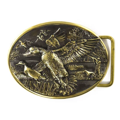 Pato Caza Cinturón Hebilla, Trofeo Pato Temporada Cazador Regalo Foto 1 de 4