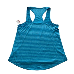 Marika Dry-Wik Size Small Shirt women's Blue Striped racer-back top NEW Z1 - Picture 1 of 11
